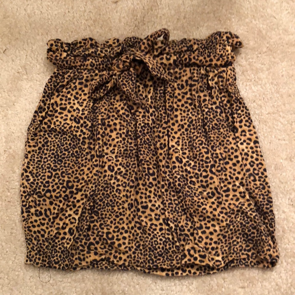Cheetah-Print Skirt